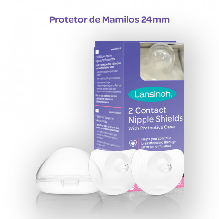Protetor de Mamilos 24mm Lansinoh com 2 unidades