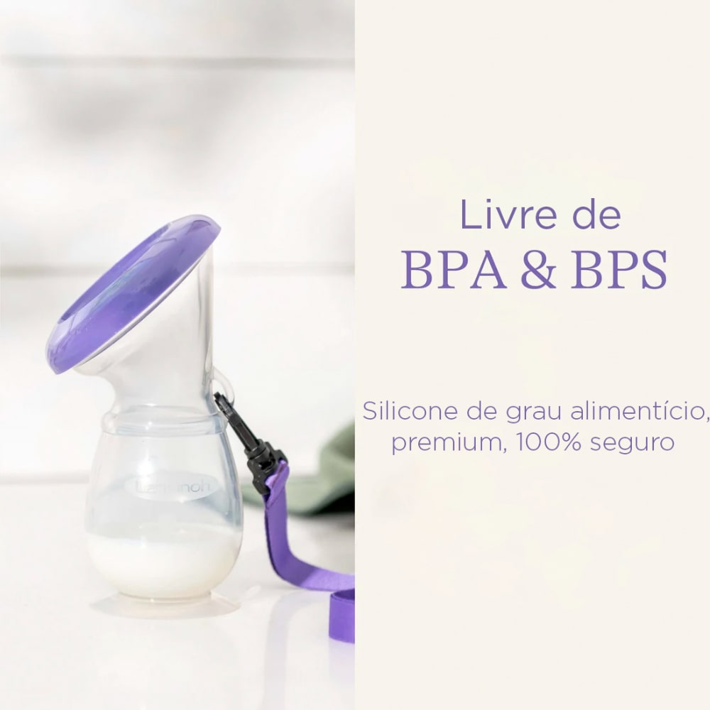 Extrator Bomba Coletora de Leite Materno de Silicone-1158