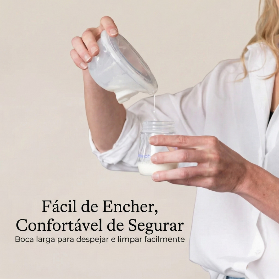 Frasco Para Armazenamento De Leite Com 4 Unidades-1211