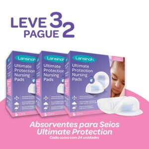 Absorvente para Seios Ultimate Protection Lansinoh - Leve 3 Pague 2